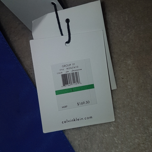 Water Repellent Royal Blue Rainjacket - Picture 2 of 4